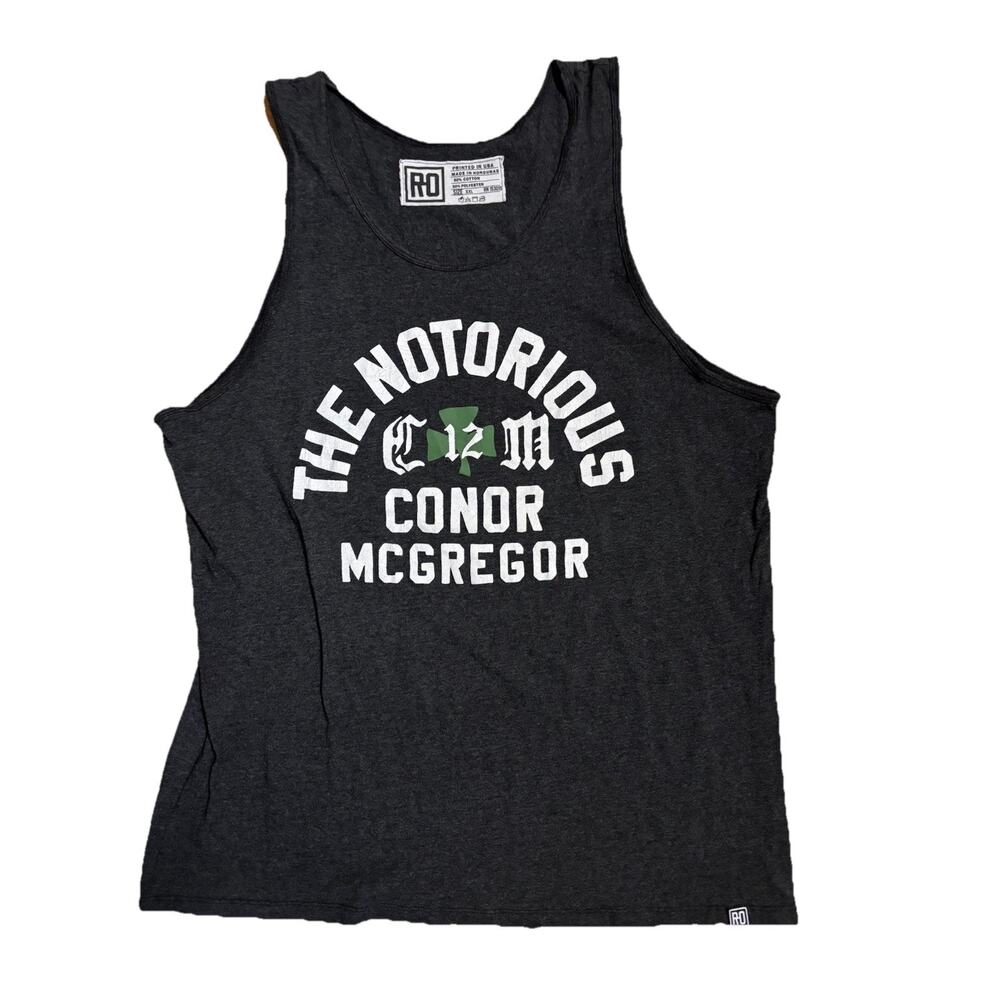 The Notorious Connor McGregor Roots of Fight Rare Tank Top 2XL Authentic